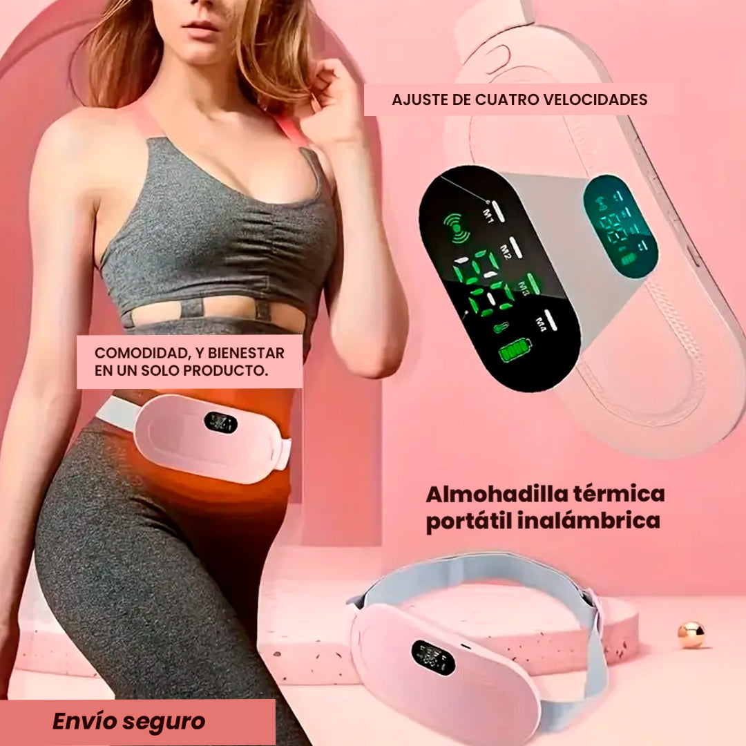 Banda térmica para aliviar cólicos ¡Despídete del Dolor Ya!