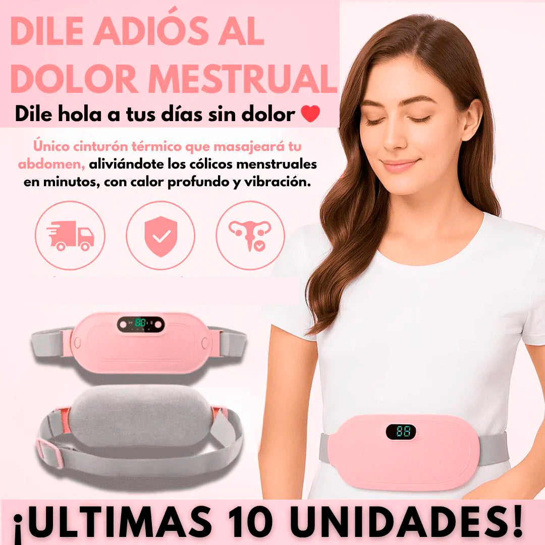 Banda térmica para aliviar cólicos ¡Despídete del Dolor Ya!